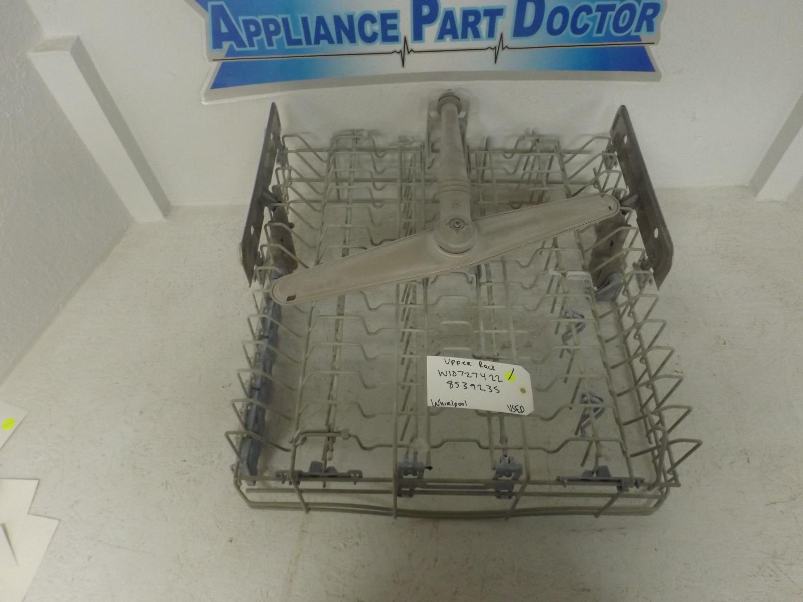 Whirlpool Upper Rack W10727422 8539235 Used Whirlpool Upper Rack W10727422 8539235 Used